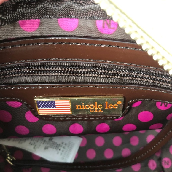 Nicole Lee Gold Crossbody Purse w/ Sequin … - Picture 9 of 9